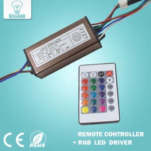 10-100W LED-Treiber AC85-265V DC25-38V Netzteil Wasserdicht IP66 LED-Transformatoren + RGB-Fernbedienung für LED-Licht DIY