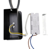 21 W LED-Wandleuchten, Kunst-Veranda-Aluminium-Dekorationslampe, 2,4 G, dreifarbig dimmbar, mit Controller, leuchtende Nachttischbeleuchtung