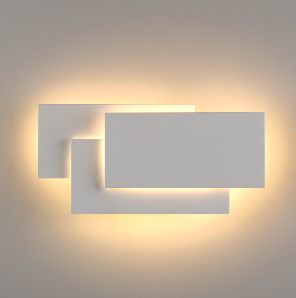 Neue moderne 12-W-Hotel-LED-Wandleuchte für Schlafzimmer, Wohnzimmer, Nachttisch, Innendekoration, Schwarz, moderner Waschtisch, gut zu verkaufen. Elektronisch