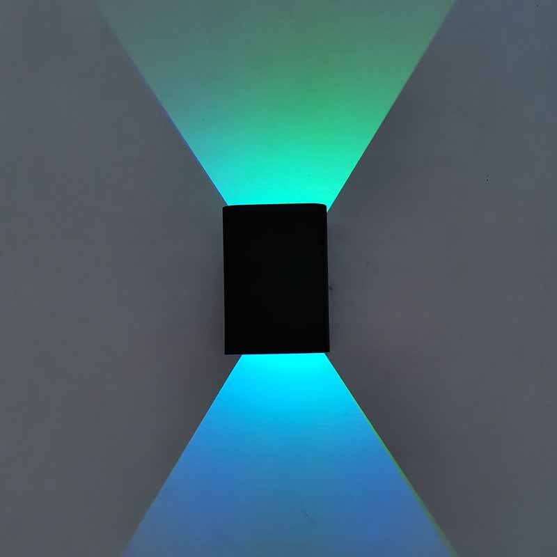 Energiesparendes, farbenfrohes 5-W-Spotlicht mit hoher Helligkeit, LED-Licht, warmweiß/kaltweiß/RGB, alternative Wandhalterungsleuchte