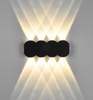 4W 6W 8W Schwarz 001 Wasserdichte Wandleuchte Beliebtes Design Up And Down Wandleuchte Hotellampe LED Wandleuchten