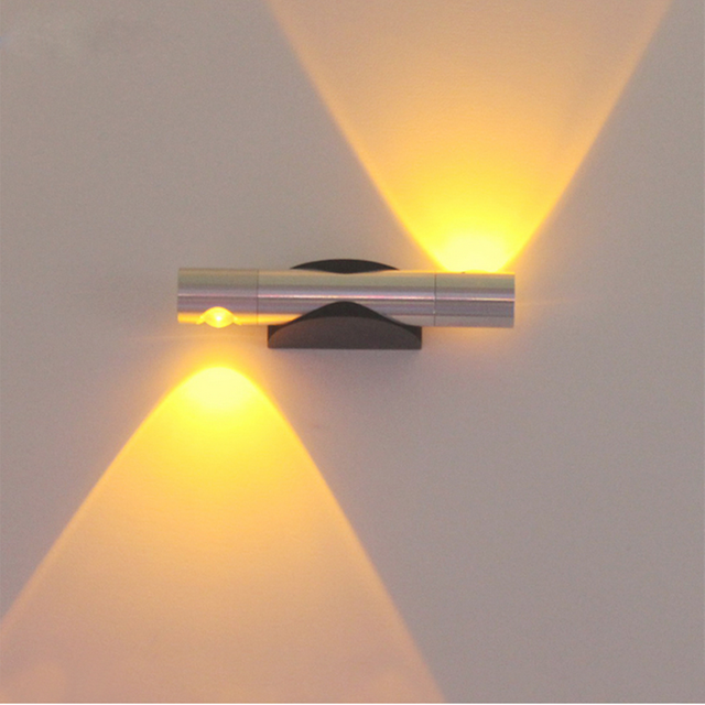 Moderne 6W LED Innenwandleuchte Aluminium Wandleuchte Home Beleuchtung Schlafzimmer Wohnzimmer Gang Dekorieren Wandleuchte AC85-265V Drehen