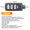 50–300 W Solar-Straßenlaterne, Innen-Solarlampe, Solarstrom-Lampen, solarbetriebene Lampe, Lamparas Solar, integrierte All-in-One-Solar-Straßenlaterne