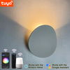 9W Wandleuchte, intelligente Lampe, LED-Außenwandleuchte, Tuya-App-Steuerung, Wandleuchte für den Außenbereich, wasserdicht, einstellbares Licht, einstellbare Farbe