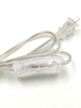 Transparenter Drahtstecker 303 Schalter E14 nackter Körper EU/EU/US-Stecker Himalaya-Salzlampen-Drahtstecker Himalaya-Salzlampenhalter