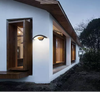 LED-Außenwandleuchte, fächerförmige Hofleuchte, 18 W, wasserdichte Wandleuchte, LED-Beleuchtung, Aluminium-Wandleuchte, Außenleuchten