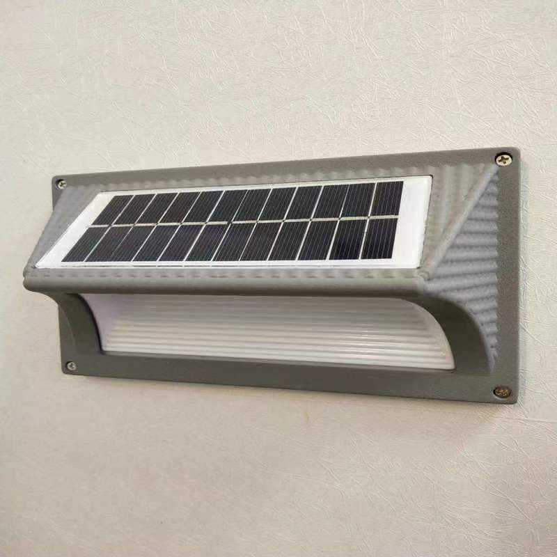 LED-Solar-Gartenbeleuchtung, Aluminium-Solar-Gartenbeleuchtung, kabellose wasserdichte Solarlampe, Fabrik-Direktverkauf, hergestellt in China