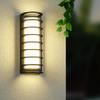 Quadratische runde Acryl-LED-Wandleuchte für den Außenbereich, Villa, Hof, Außenwandleuchte, Treppe, Gang, Korridor, Lampe, Balkon, Wandleuchten