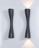 Groothandel Mode Decorate Indoor Schwarz Gold Aluminium Acryl Ijzer Woonkamer LED Moderne Wandleuchte