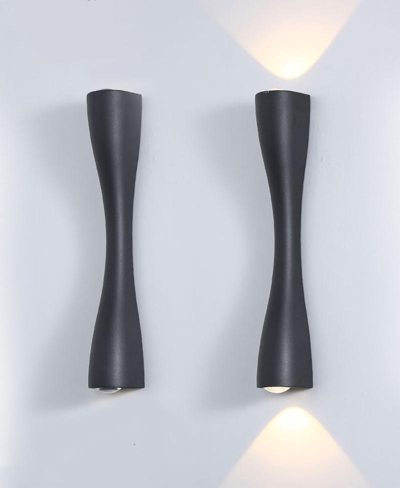 Groothandel Mode Decorate Indoor Schwarz Gold Aluminium Acryl Ijzer Woonkamer LED Moderne Wandleuchte