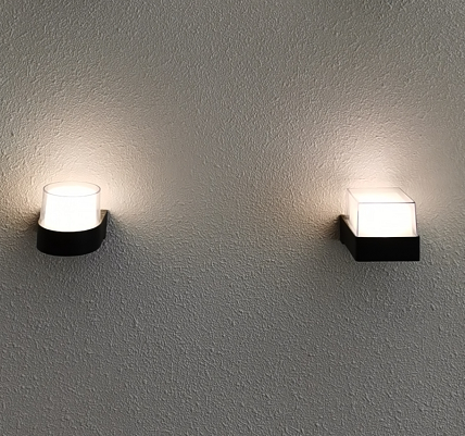 Direkt liefern Lampen Rgb Innenwandleuchte Außenwandleuchte Hersteller schwarze Außenleuchte