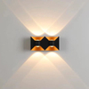 IP65 LED Wandleuchte Aluminium RGB Outdoor Wasserdicht Gartenzaun Innen Mode Wandleuchte für Schlafzimmer Nachttisch Wohnzimmer Treppen