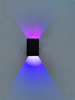 5W dekorative LED-Leuchte moderne neue kleine Keramik-Wandleuchte Innen-Nachttischlampen Nachtlicht RGB mit Fernbedienung