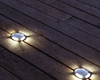 LED-Lichtdurchlässige vergrabene Lampe, 1 W, für den Außenbereich, regensicher, eingebettete Gartenhof-Stufen-Seitenbeleuchtung, Erdgeschoss-Stehlampe