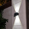 LED-Solar-Außenleuchte, solarbetriebene LED-Wandleuchte, Lampe, Solar-Solar-LED-Licht im Freien, wasserdicht, Balkon, Solar-Hochlichter, Hof, Straßenlandschaft 