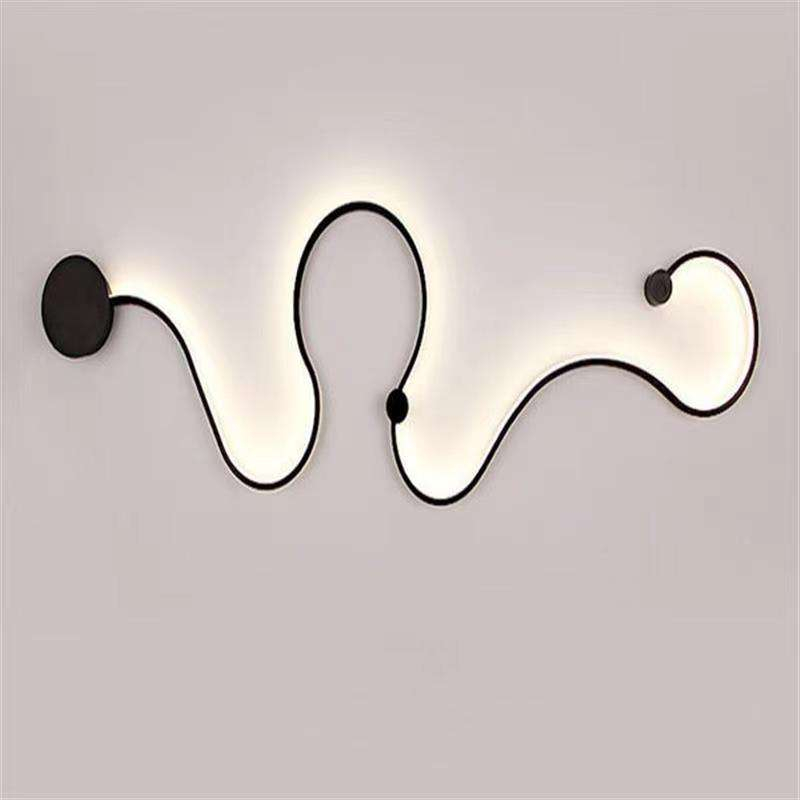 Postmoderne minimalistische Wandleuchte Nordic kreative LED-Schlafzimmer-Nachttischdekoration Wandleuchte Wohnzimmer Flur Ganglampen