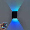 5W LED-Wandleuchte für den Innenbereich, 16-Farben-Wandleuchte, Innenbeleuchtung kann ferngesteuert werden, farbwechselnde Aluminiumgehäuse-Innenbeleuchtung