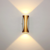 LED-Wandleuchte, IP65, Aluminium, moderne Oberflächenmontage, Innen- und Außenleuchte, Landschaftsgarten-Wandleuchte, 360 Grad
