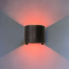 APP-Steuerung, intelligente LED-Wandleuchte, rund, verstellbar, Wandleuchte, für den Außenbereich, Garten, IP65, moderne 9-W-LED-Wandleuchte, nach oben und unten montierte LED-Wandleuchte, App-gesteuerte Lichter