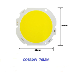 Fabrikgroßhandel COB-Lichtquelle 10-50 W Hochleistungs-High-Display-Index Highlight gelbes Licht weißes Licht COB-Lampenperlen