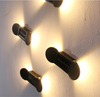Solar-Nachtlicht für den Außenbereich, Gartenwand, wasserdichtes Licht, 2 LEDs, Beleuchtung nach oben und unten, für den Außenbereich, dekorativ, für Garten, Terrasse, Balkon