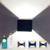 2,4 G verstellbare Lichtwandleuchte, Würfel-Wandleuchte, Wandleuchte im europäischen Stil, Keramik-Würfel-Wandleuchte mit Controller, 20 W Innenwandleuchte, Korridor-Gangleuchte, gute Qualität und niedriger Preis