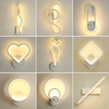 Wandlamp Slaapkamer Woonkamer Achtergrond Wandlampen Modern Minimalistisch Licht Luxe Trap Gangpad Creatie Lamp Wandlamp Bed