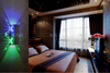 2023 neue Ankunft 6W Doppel Schmetterling Aluminium Led Wandleuchte für Innenwand Lichter Schönheit Zimmer Blume Hintergrund Nacht licht