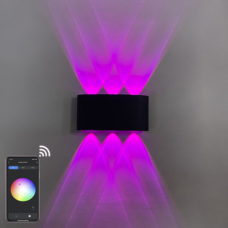 Outdoor LED Wandspot 10W Landschap Beleuchtung 220V Rot Grün Blau RGB Wandlampe IP65 Wasserdicht Außenbeleuchtung