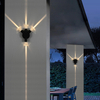 Moderne einfache kreative Outdoor wasserdichte Wandleuchte LED Hof Lampen Tor Lampe Terrasse Balkon Wandleuchte