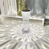 Acryl-Tischlampe, Acryl-Tischlampen, klare Acryl-Tischlampe, Kristall-Tischlampe sorgt für kreative Atmosphäre, dekorative kleine Nachtlampe, wiederaufladbare Tischlampe