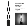 2,4 G Langwellen-Wandleuchte mit Controller, LED-Wandleuchte, minimalistisches Wohnzimmer, Treppenhaus, Schlafzimmer 