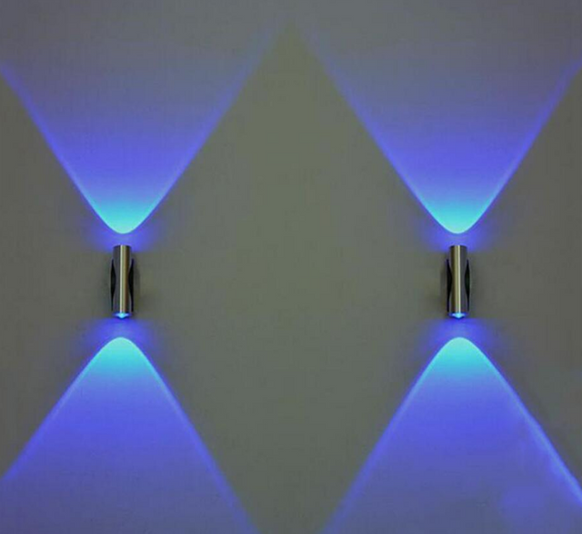 Einfacher Stil 2W 6W LED-Wandleuchte AC85-265V Aluminium Delikat Nachttischbeleuchtung für Innen-Hotel-Treppengangleuchte