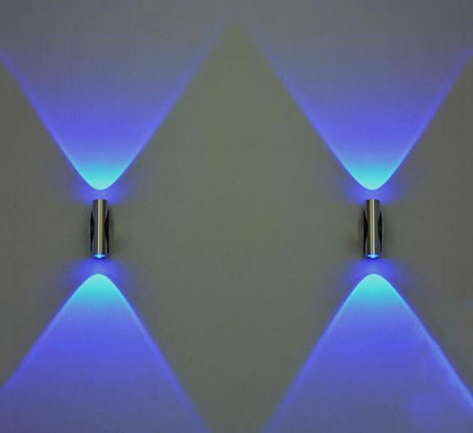 Einfacher Stil 2W 6W LED-Wandleuchte AC85-265V Aluminium Delikat Nachttischbeleuchtung für Innen-Hotel-Treppengangleuchte