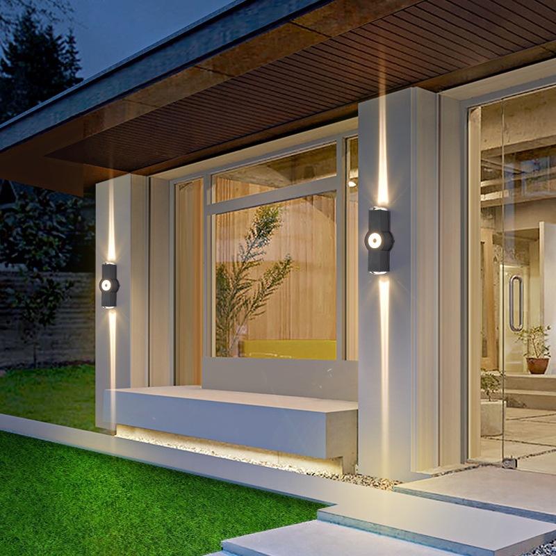 LED 6W/12W Im Freien Wasserdichte IP65 Wand Licht Veranda Garten Wand Lampe Innen Schlafzimmer Wohnzimmer Dekoration beleuchtung Lampe