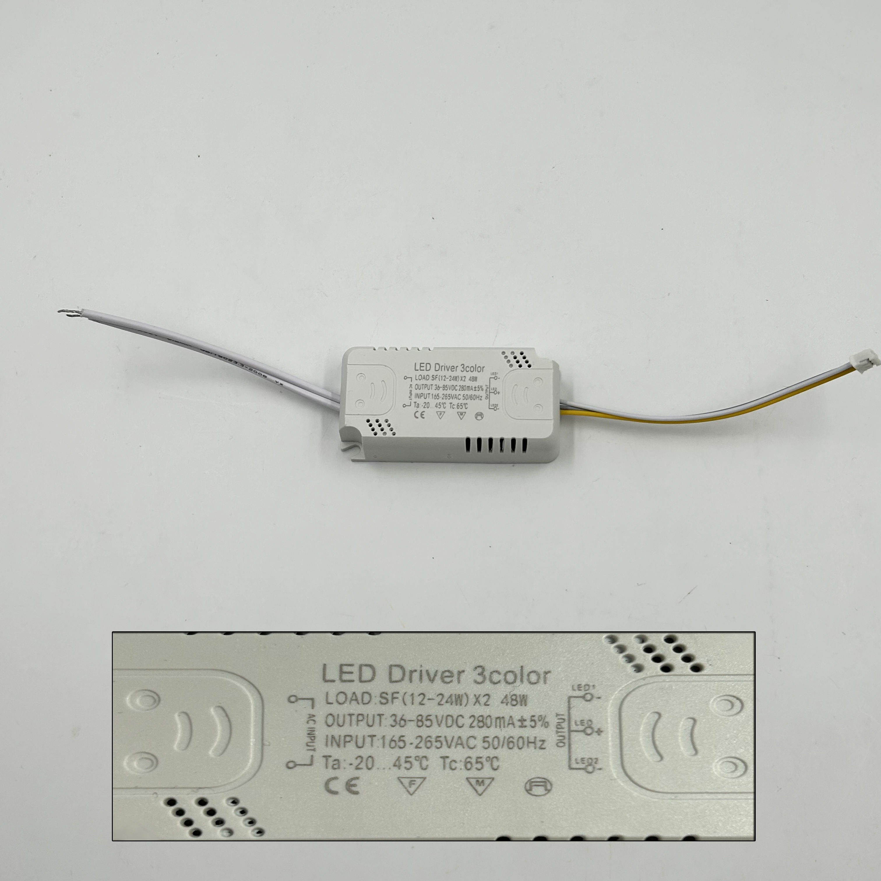 100 W, 140 W, 160 W LED-Treiber, Beleuchtungstransformatoren, Treiber mit drei Farbtemperaturen, Nicht-Warterpoof-COB-LED-Chip-Netzteil