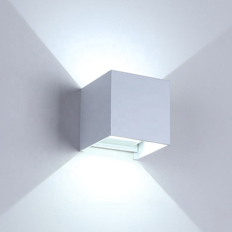 LED-Wandleuchte, Veranda-Licht, IP65, verstellbar, Aluminium, für den Außenbereich, wasserdicht, modern, AC 85–265 V