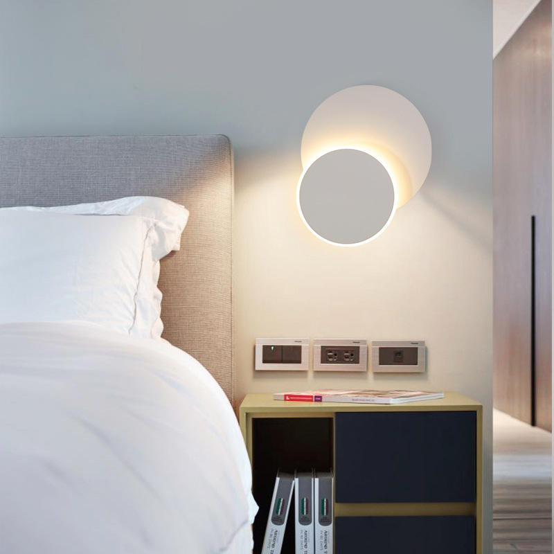 LED-Wandleuchte, um 360 Grad drehbare Lampe im Wandspot für Treppen, Schlafzimmer, Wohnzimmer, Wandleuchte für Zuhause, schickes Licht