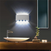 6W bogenförmige wasserdichte Auf- und Ab-LED-Wandleuchte für den Außenbereich, Aluminium, moderne Wandleuchte, Beleuchtung, Wandleuchte