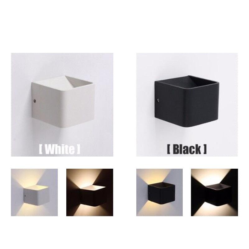 3 W 5 W quadratische Wandleuchte für den Innenbereich, LED-Beleuchtung, LED-Innenbeleuchtung, Keramikwürfel, Innenwandleuchte, quadratisch, kleines Nachtlicht, einzigartige Wandleuchte für den Innenbereich, Hoteldekoration, gute Qualität 