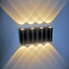 LED-Wandleuchte, Aluminium, für den Außenbereich, IP65, wasserdicht, nach oben und unten, Wandleuchte, für Zuhause, Treppe, Schlafzimmer, Nachttisch, Korridor, 4/6/8 W, 2 Jahre Garantie