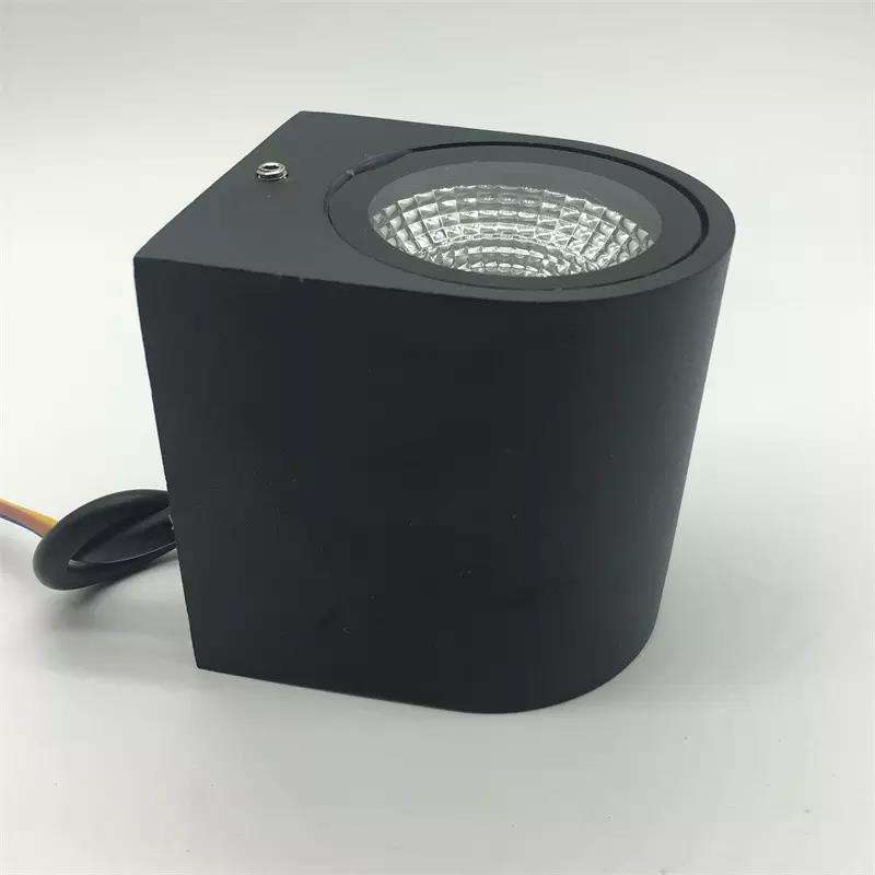5W Säule Einzelkopf wasserdichte Wandleuchte Einzigartige Nachtlampe IP65 wasserdichte Wandleuchte für Garten- und Hofdekoration