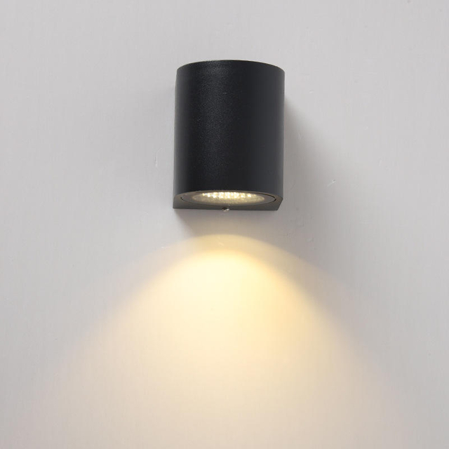 5W Säule Einzelkopf wasserdichte Wandleuchte Einzigartige Nachtlampe IP65 wasserdichte Wandleuchte für Garten- und Hofdekoration