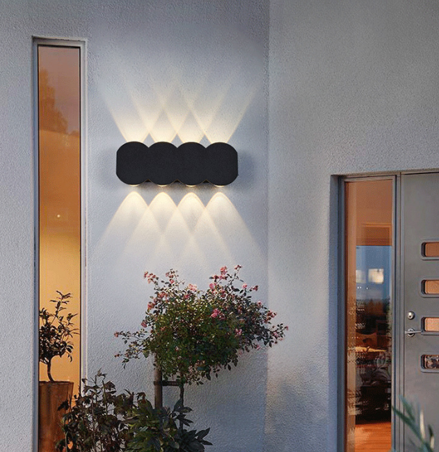 Outdoor IP65 Moderne wasserdichte Wandleuchte Garten Balkon Dekoration Außenbeleuchtung Innenhof Straßenleuchten