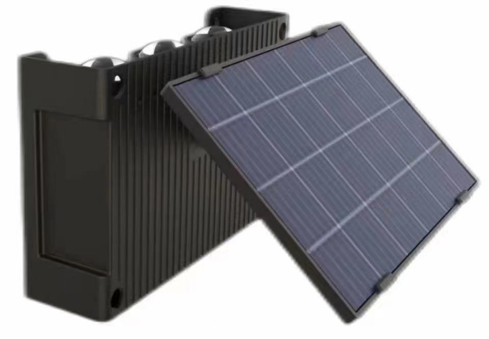 up and down IP65 6LED Solarlampe Solarladung Solarwandleuchte IP65 wasserdichte Außenwandleuchte für die Garten- und Hofdekoration