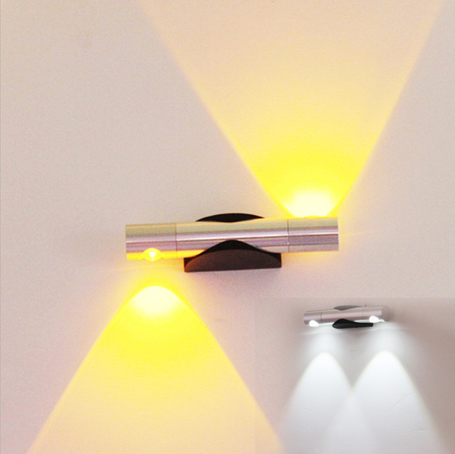 6W moderne Wandleuchte, 360-Grad-Drehung, LED-Wandleuchten, Lesewandlampe/Spiegelbeleuchtung, hohe Helligkeit