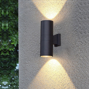 6W 12W COB Up Down Dual-Head Outdoor Zylinder Indoor Balkon Leuchte Led Wand Licht Wand Lampe wasserdicht IP65 Veranda Lampe