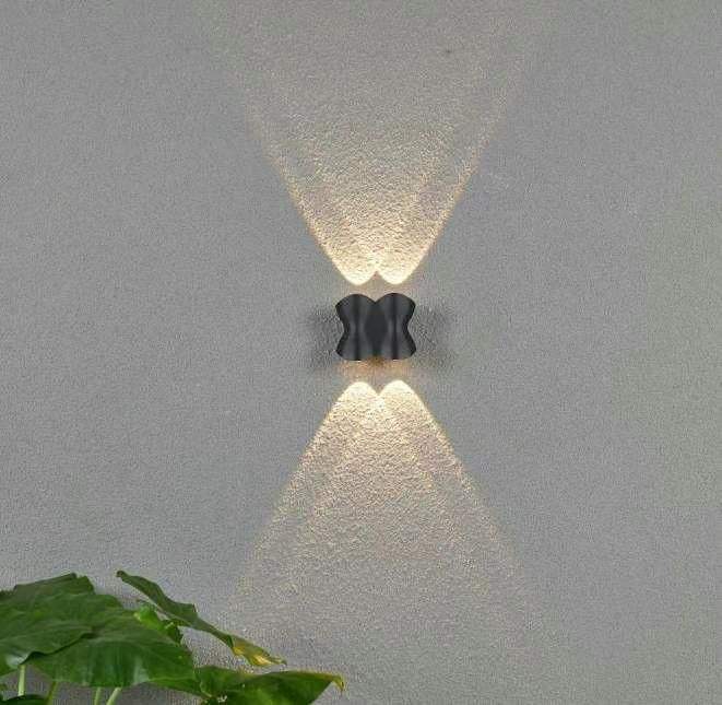 Extra große LED-Außenwandleuchte, wasserdicht, IP65, Radar-Bewegungsmelder, LED-Außenleuchte, Außenwandleuchte, Außenbeleuchtung, LED