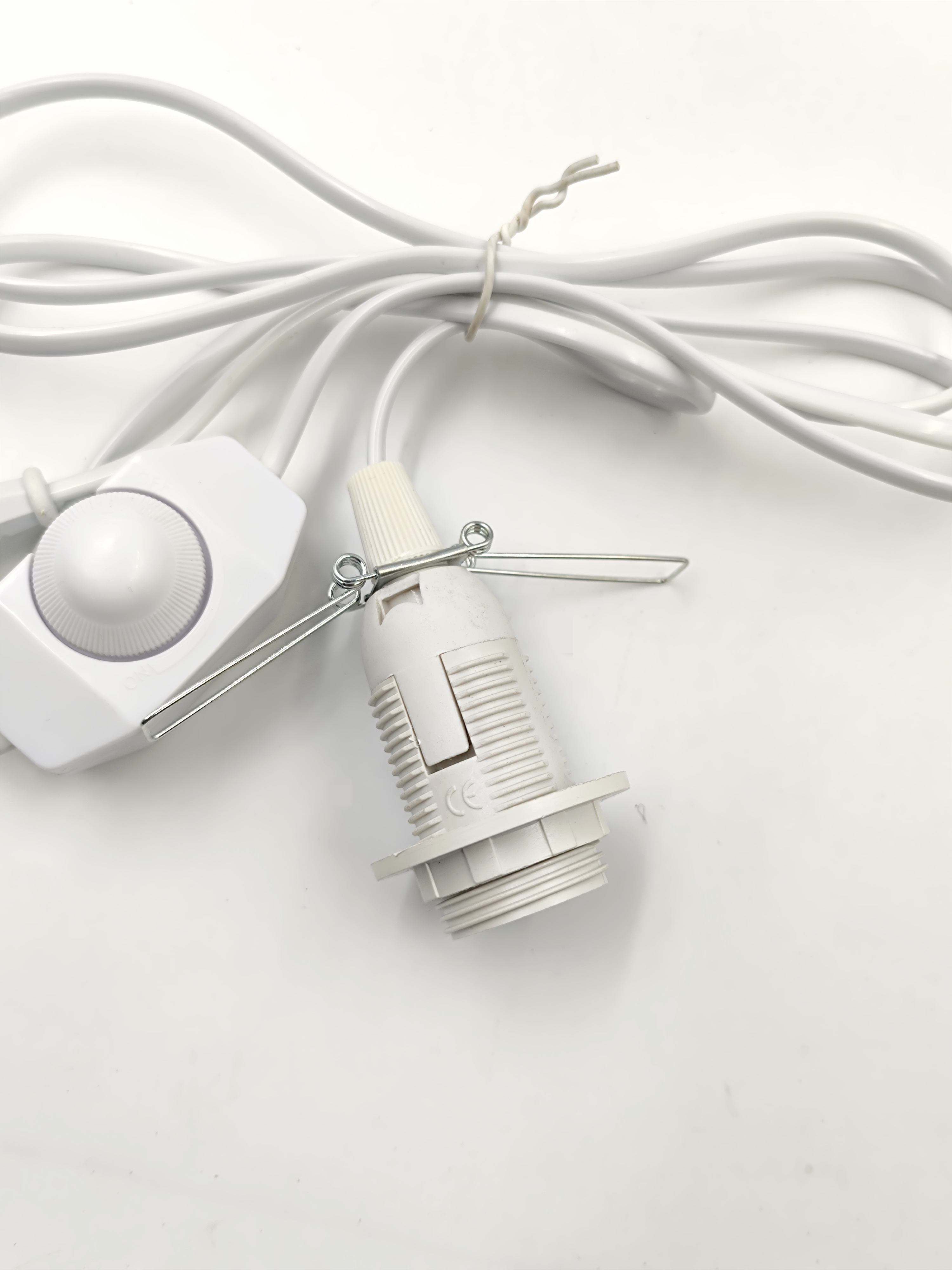 Lampenfassung Fassung Lampensockel für Glühbirne E14 AU/EU/US-Stecker Garantie 301 Dimmerschalter Himalaya-Salzlampe Spezialkabelstecker 0,35 mm
