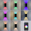 9W RGBW Wandleuchte Farbwechsel Dimmbar IP65 Beleuchtung Wandleuchte LED Nachttisch Ambient Tuya APP WIFI Steuerung Party Innendekor